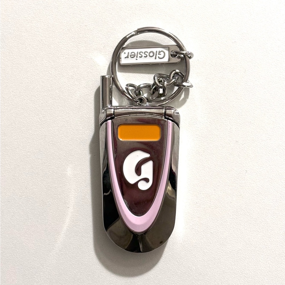 (New) Glossier Key Ring LA